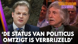 Johan reageert op uitlatingen in talkshows: 'De status van de politicus Omtzigt is verbrijzeld'