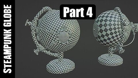 BLENDER: STEAMPUNK GLOBE (PART 4: UV UNWRAPPING)