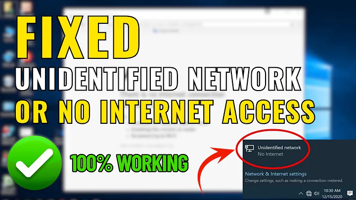 Fix Unidentified Network – No Internet Access in Windows 11/10 (100% Working)
