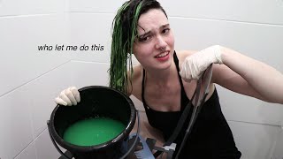 Water Color Hair Dye Experiment!