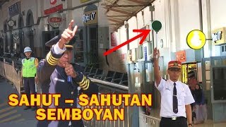 Sahut - Sahutan Semboyan 40, 41, 35 Kereta Api Malioboro Ekspres 2019