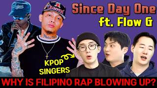 KOREAN Rapper First Time Listening to Filipino Rap Music! (Since Day One &amp; Flow G)