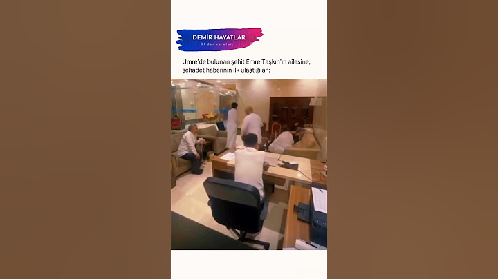 Umre'de bulunan șehit Emre Taşkın'ın ailesine,şehadet haberinin ilk ulaştığı an;