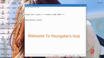 Create Web Form in (asp.net c#) Visual Studio 2010