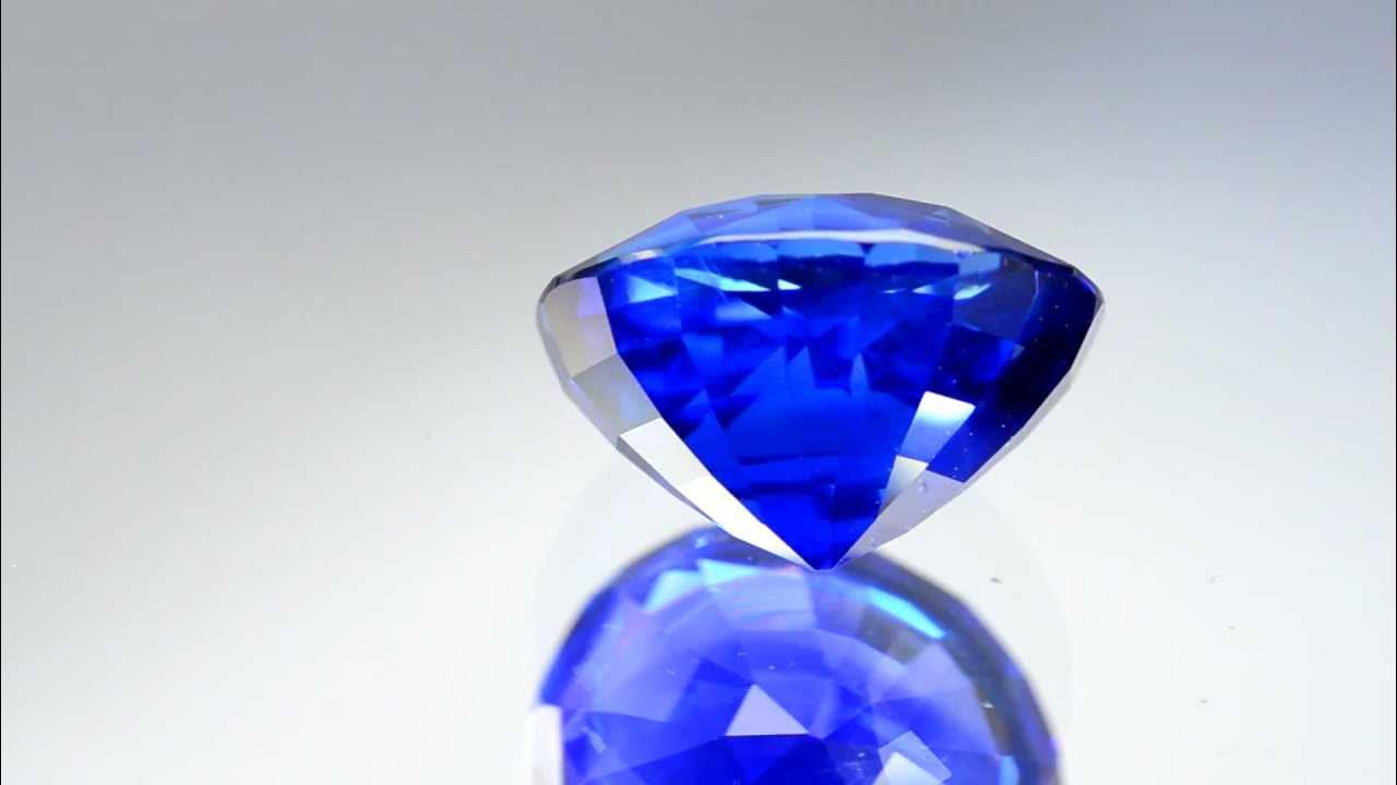 5.09ct Unheated Blue Sapphire - YouTube