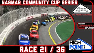 NASMAR Community Cup Series || High Point.com 400 at Pocono Raceway || NASCAR Stop Motion