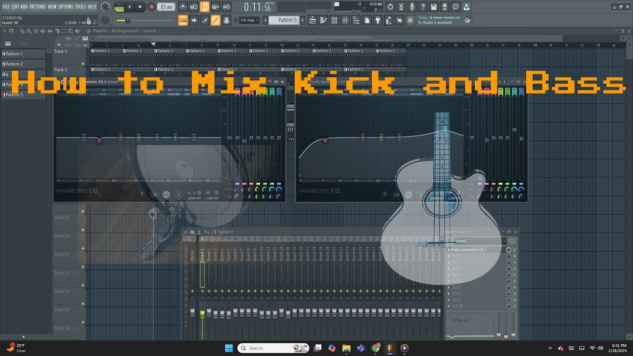 How to Mix Kick and Bass | Mixing Tutorial | FL Studio 21