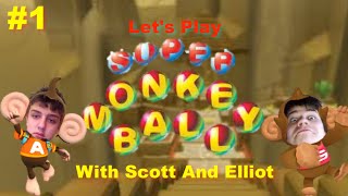 Let's Play Super Monkey Ball #1 - Monkey Target