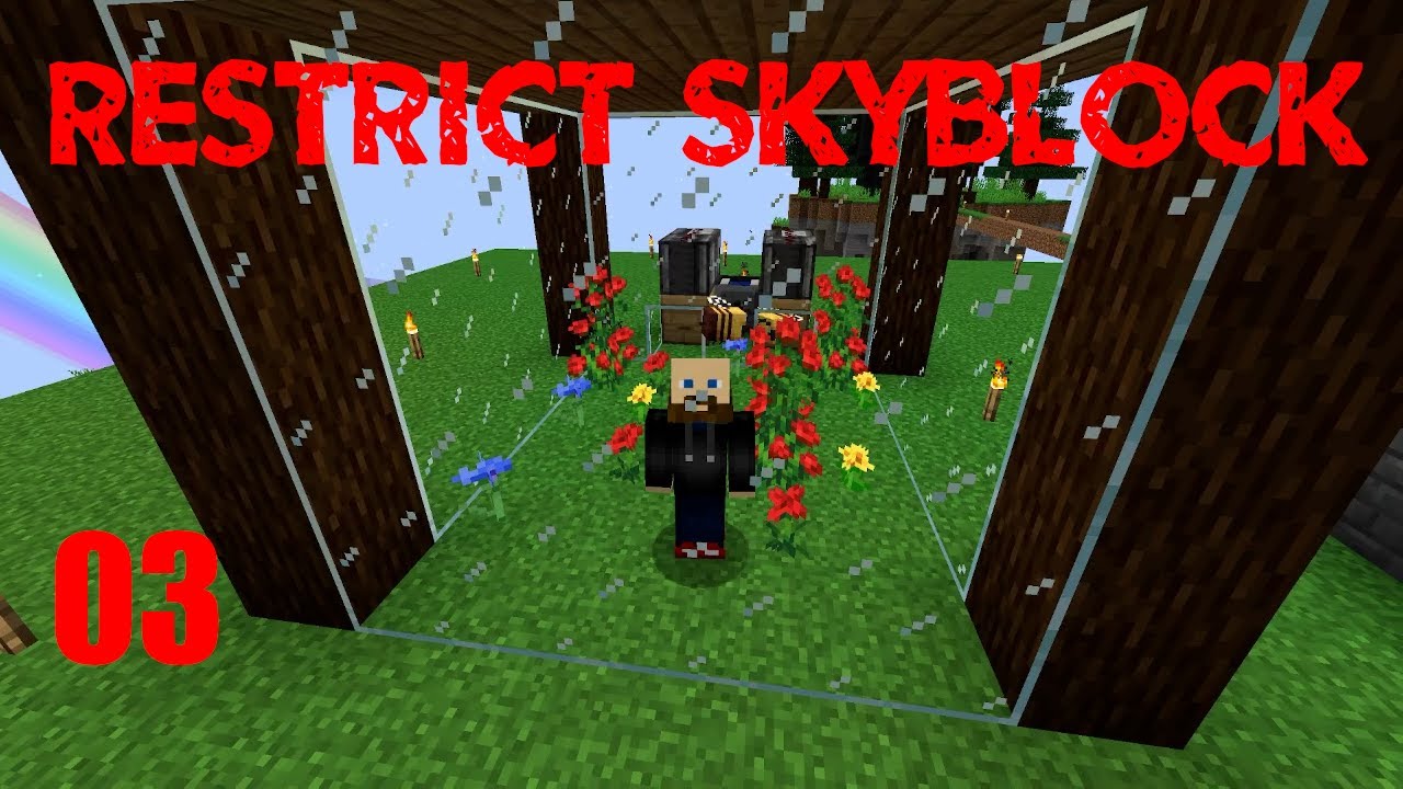 Minecraft Restrict Skyblock EP3 Honey Im Crafting