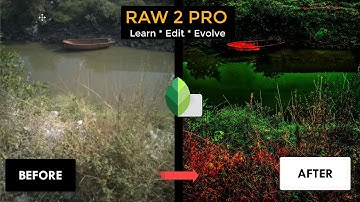 How To Easily Edit any RAW Photo In All Mobile | Snapseed Tutorial | Android | iPhone