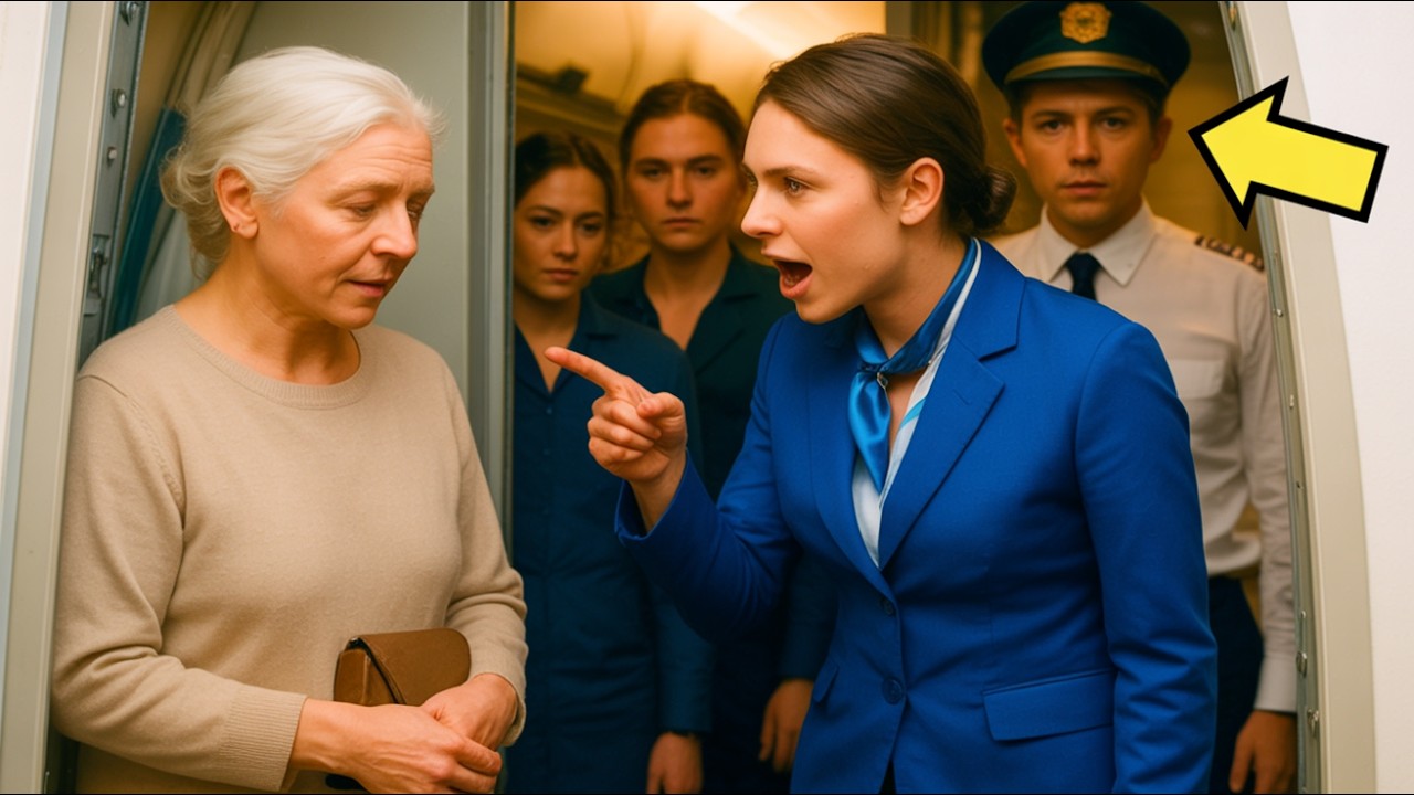 أهانوا وطردوا المرأة المسنة من الطائرة… دون أن يعلموا أن ابنها هو الطيار