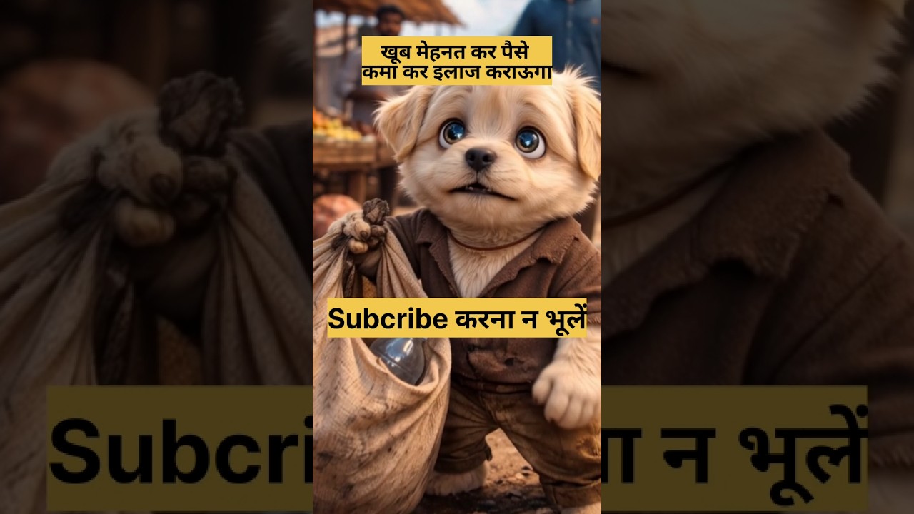 poor puppy don't have money 