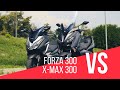 Honda Forza 300 vs Yamaha X-MAX 300 - PORÓWNANIE | 4K