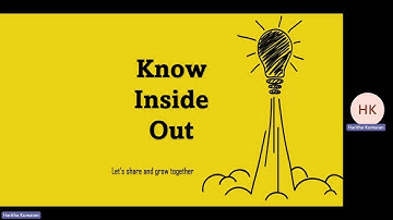 know Inside Out - Introduction