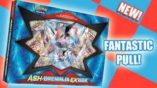 NEW Pokemon Ash‑Greninja EX Box Opening! | FANTASTIC PULL!