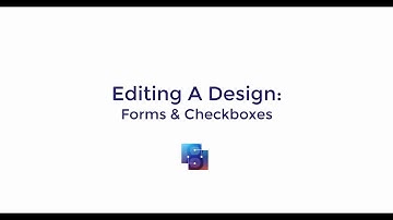 Descon Tutorial 1 - Editing a Design - Forms & Check boxes