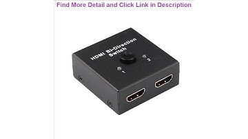 Slide Free shipping Bi-Directional 4K HDMI Switch Splitter selector Box Switcher Hub 2x1 or 1x2