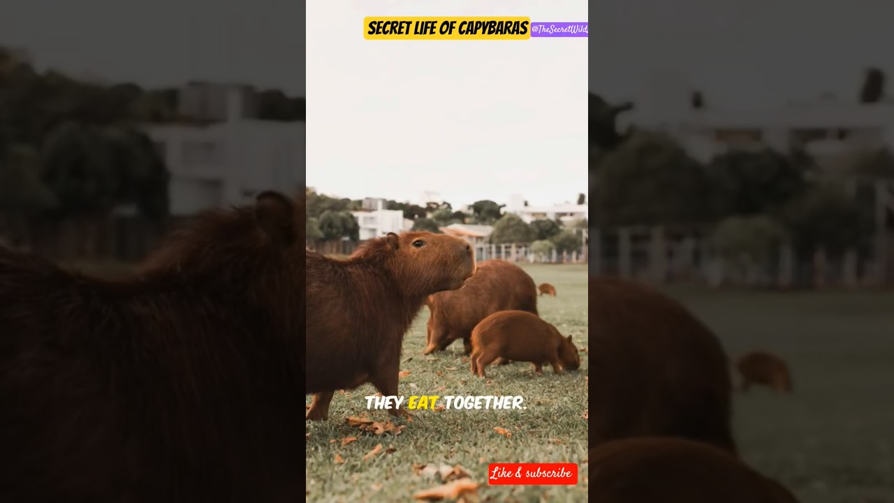 Capybara World's largest rodent 