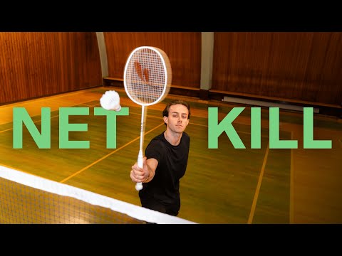 Backhand Net Kill in Badminton - Morten Frost Edition