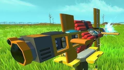 [Scrap Mechanic] Homing missile V2 - Ailerons. (No sound)