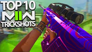 TOP 10 MW2 BETA TRICKSHOTS COMPILATION