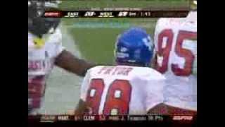 Myron Pryor sacks Mike Reilly in The 2009 East West Shrine Game
