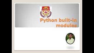 python Built-in module-OS Module