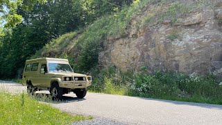 We bought a imported Land Cruiser troopy and drove it 1000 miles home