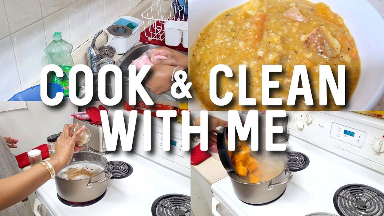 Dinner Cook and Clean With Me | Washing Dishes #cookandcleanwithme ...