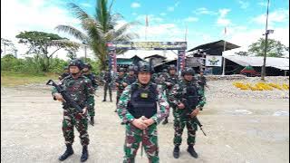 SATGAS YONIF 405/SK MENGUCAPKAN DIRGAHAYU TNI KE 77TH