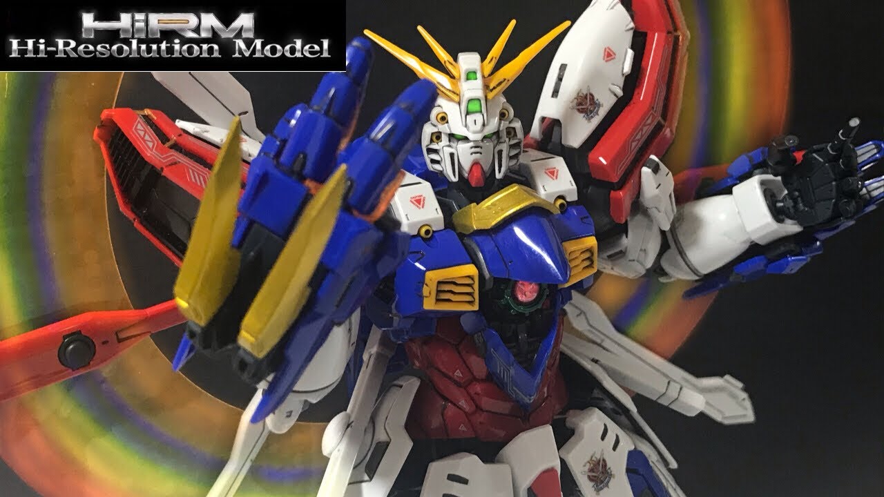 小改造仕上げ ハイレゾリューション ゴッドガンダム ゴッドフィンガーをもっとカッコ良く Hi Resolution Model God Gundam Youtube