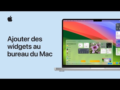 Ajouter des widgets au bureau du Mac | Assistance Apple