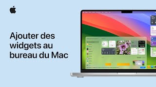 Ajouter des widgets au bureau du Mac | Assistance Apple screenshot 3