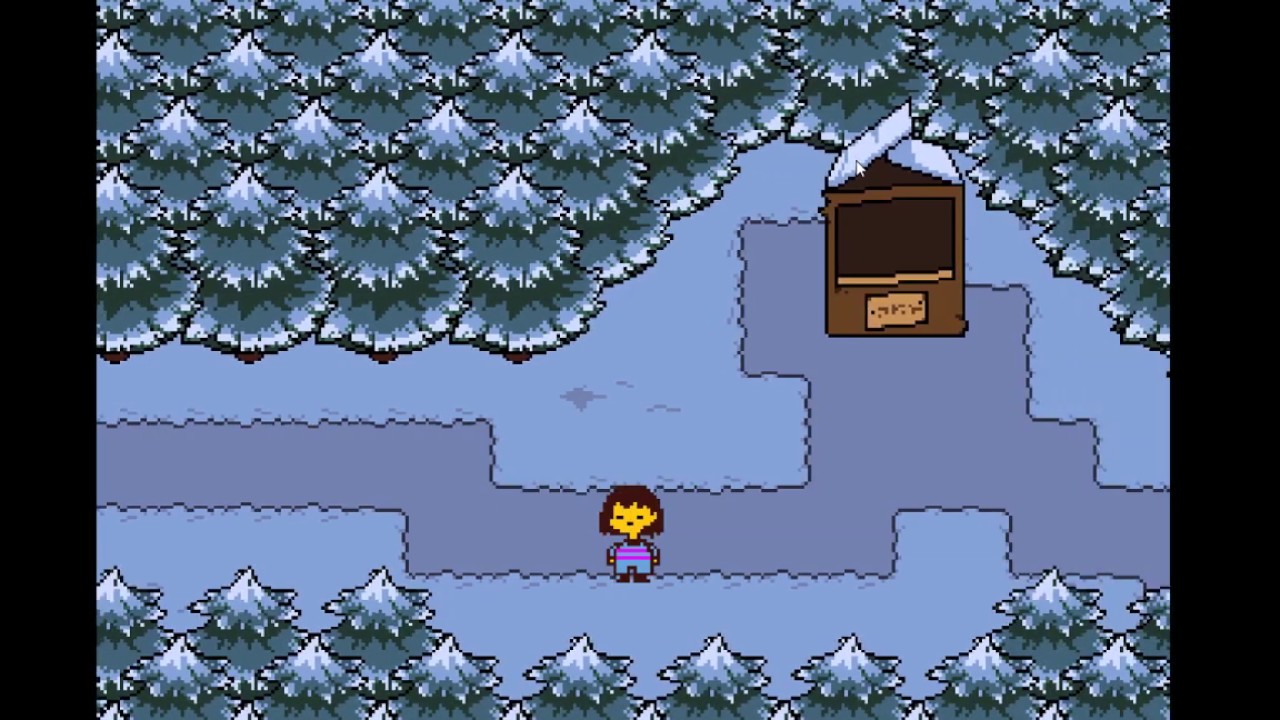 Карта undertale сноуден