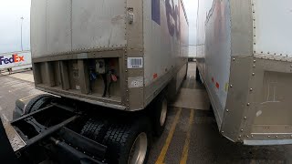 FEDEX TRUCKING WITH ONE PUP TRAILER