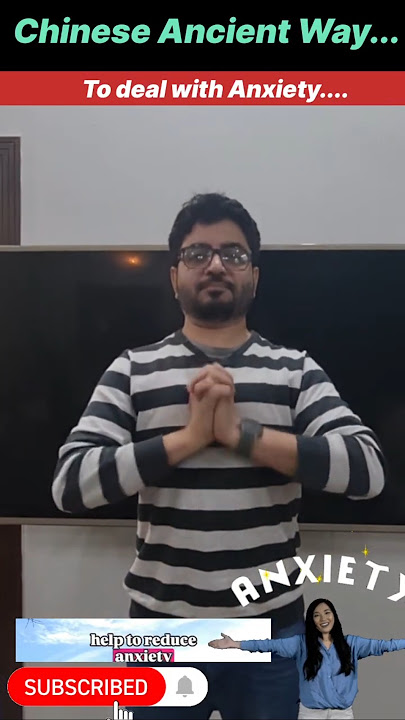 How to deal with #anxiety in minutes|#chinesemedicine #ancientwisdom #anxietyrelief #anxietymanage