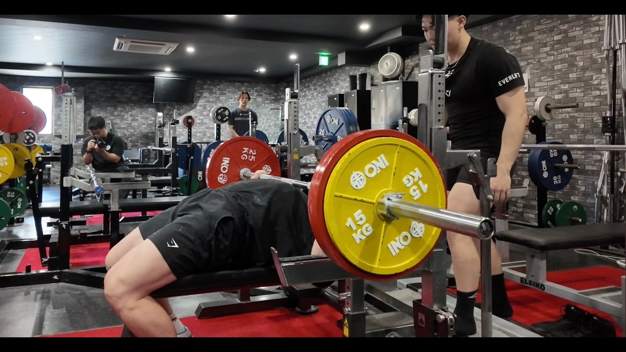 日に日に強くなるシリーズ、ベンチPR