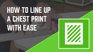 How to Screen Print: Easiest Way to Line up a Chest Print