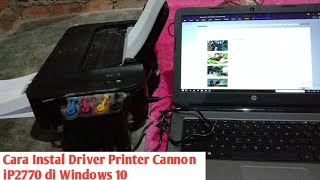 Cara Instal Driver Printer Canon iP2770