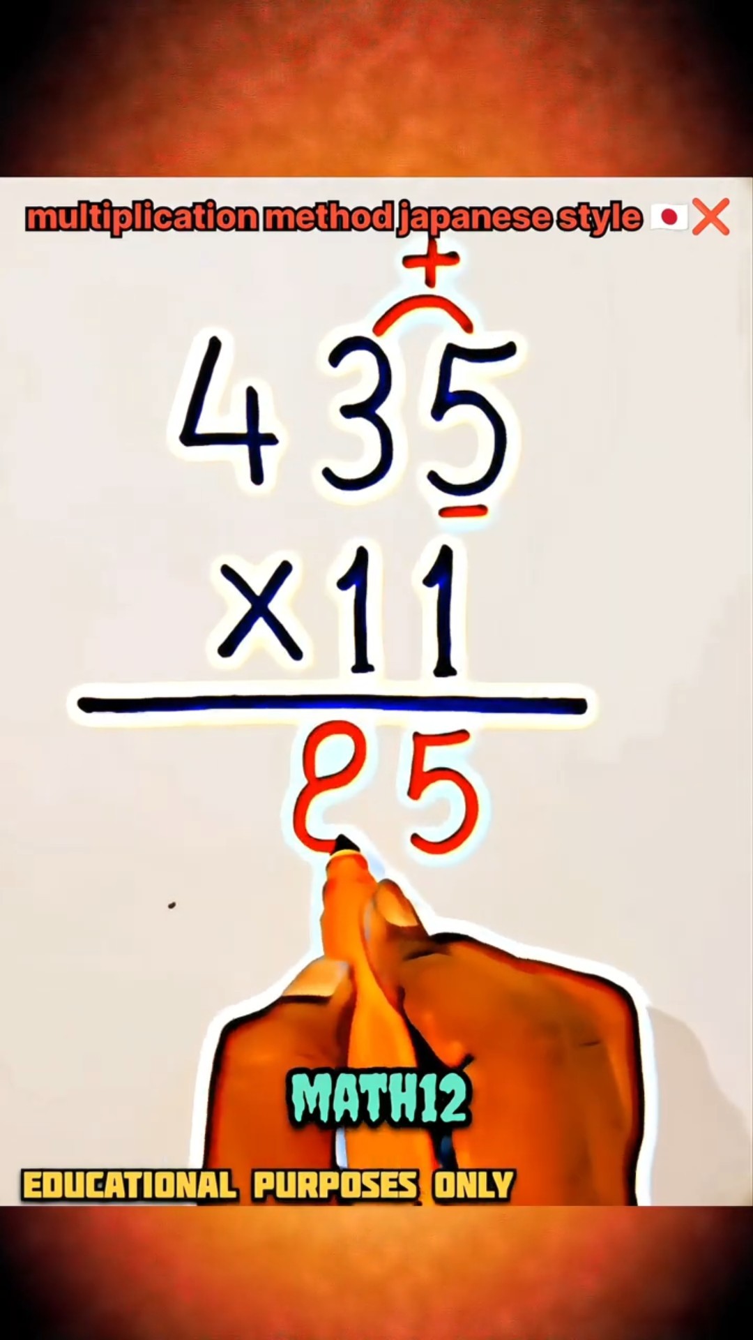japanese new style multiplication 🧠🇯🇵 #maths #shorts #math