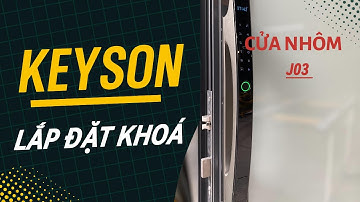 Hướng dẫn đơn giản lắp khoá thông minh chống nước [ Mã J03] |KEYSON Việt Nam