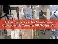 Review Skyrover S1 Mini Drone Combo with Camera 4K/60fps Video, 48MP Photo with 8K Image Quality, 3-