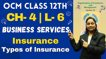 OCM Class 12th | Chapter 4 | Business Services | Lecture 6 | Prof. Heena Mistry |
