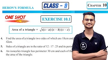 Class 9 Maths Chapter 10 | Heron