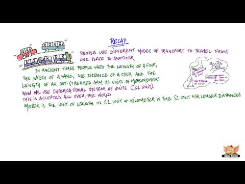 Motion and distance - Recap