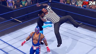 WWE 2k24 - Rey Mysterio vs Ishowspeed: Special Guest Referee Randy Orton|WrestleMania 25