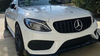 Loud Stage 2 Downpipes C450/C43 Exhaust (Startup, Revs, Driveby, POV…)