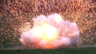 EXPLOSIONS in slow motion