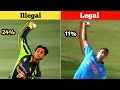 Top 10 Illegal Bowling Action in Cricket History ll By The Way
