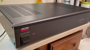 ADCOM GFA 535-II 2-Channel 200-Watt Stereo Amplifier Black GFA-535II Audiophile